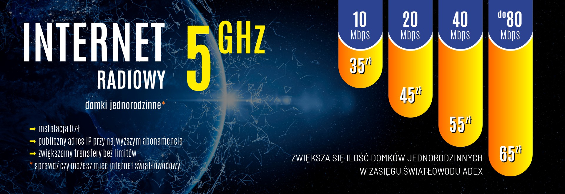 ADEF INTERNET radiowy 5MHz